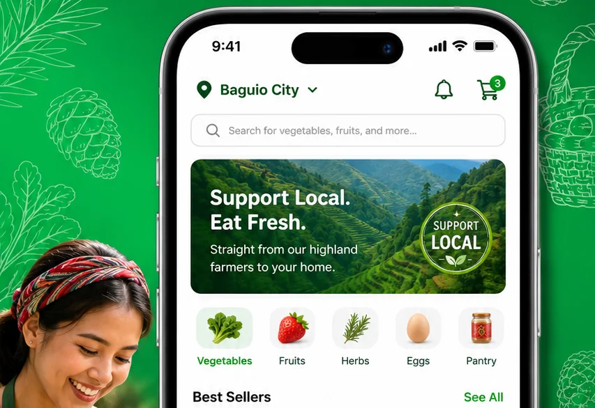 The Omaykan storefront on a phone